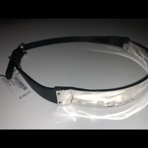 Henri Bendel choker silver and black retails $168